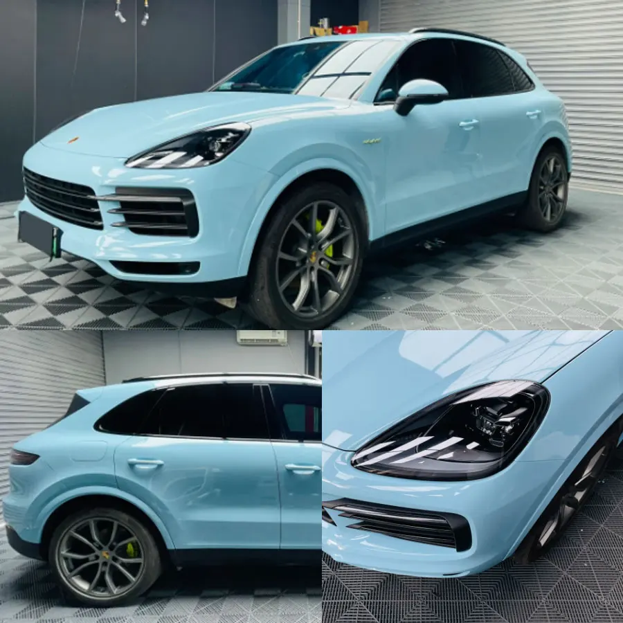 KDPPF USA Quality Installation-Friendly Color Changing TPU PPF Fade Proof Invisible Not Leave Glue Blue Car Wrap