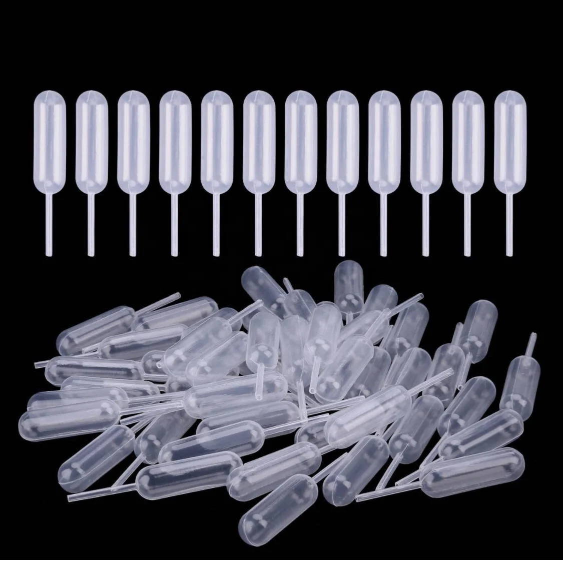 4ml Plastic strip dropper for jam cream Mini Transfer Pipette Pasteur Pipette