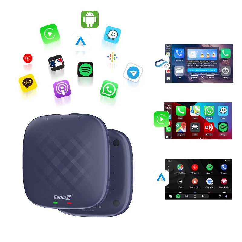 Custom Free 10G Cloud Cpc200 Tbox Plus 128G Carlinkit Smart Youtub Ai Box Dongle Wireless Carplay Adapter Android Auto Car Play