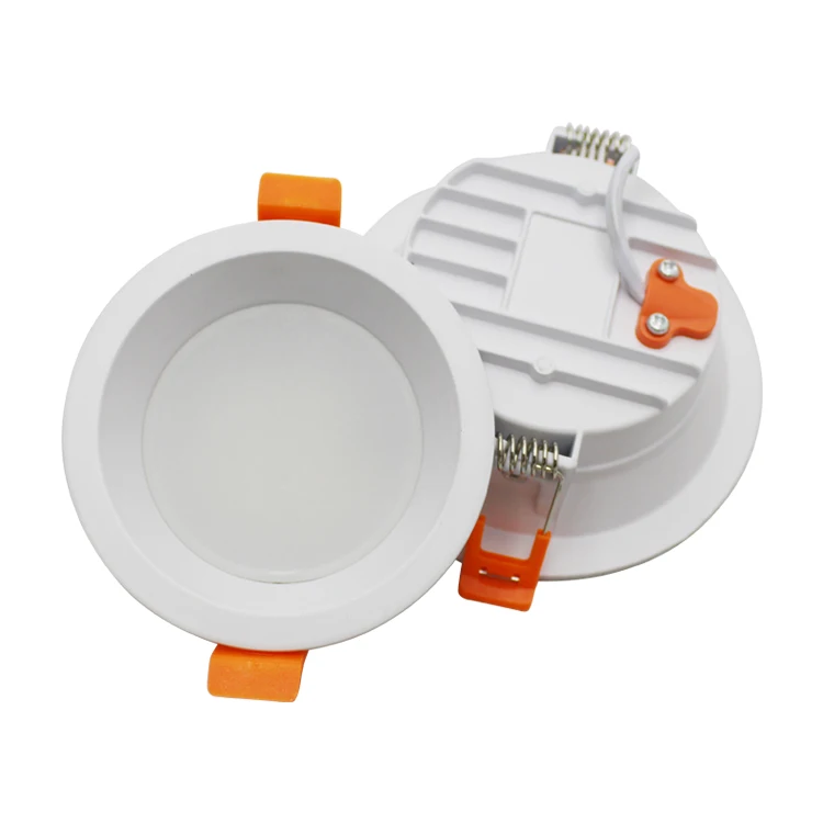 Commercial project modern design recessed ceiling mounted 70-200mm cutout dimmable slim smd cob led panel downlight