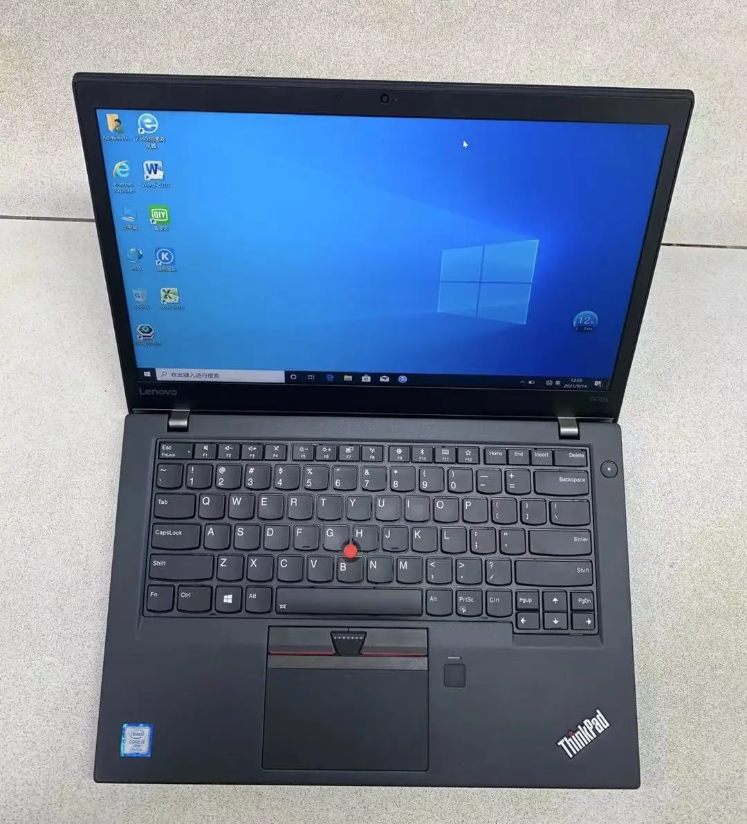 Wholesale 95% New laptop Thinkpad T470 Intel Core i5-7th 8GB 256GB SSD 14.1-inch learning laptop