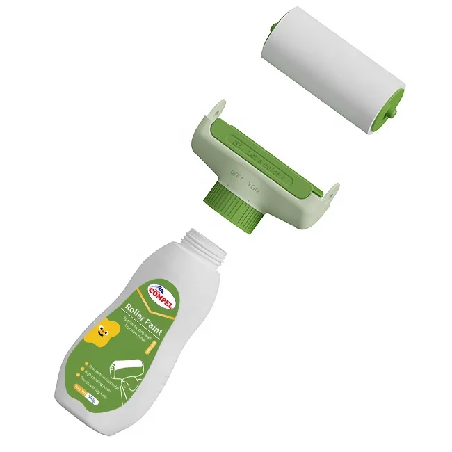 Large Capacity Odorless Roller Paint Interior Wall Coating Self-Brushing Wall Renovation Repair Paint