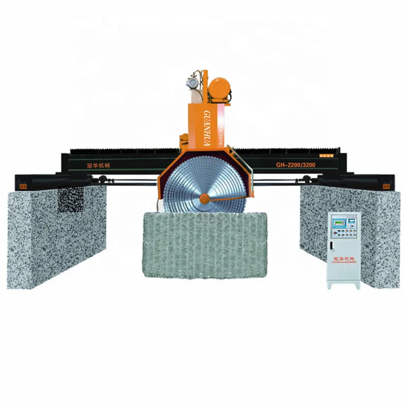 GH-2200/2500/3000 Guanhua мостового типа с несколькими лезвиями отрезной станок для блоков