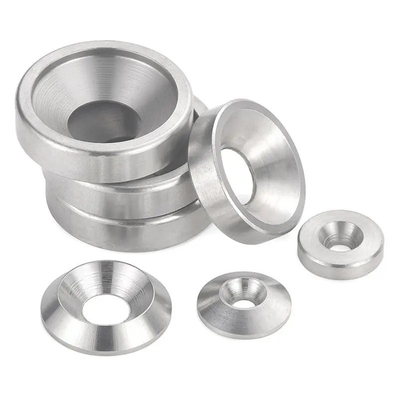 304 stainless steel countersunk head conical high strength flat washer countersunk hole round gasket galvanized fisheye gasket