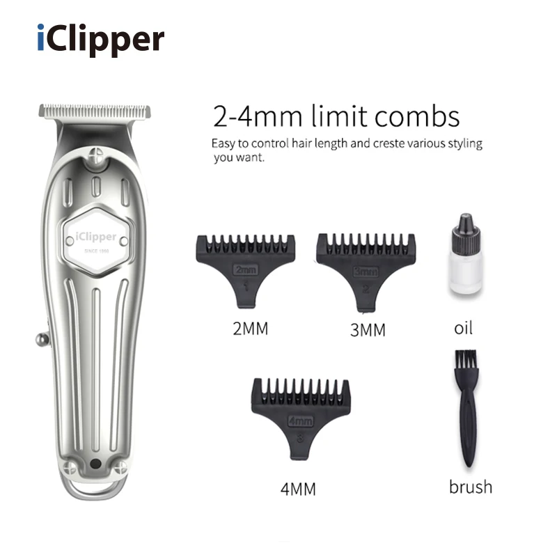 IClipper-I9   Lithium battery  shaving machine Home Use men clippers  hair trimmer hair clipper