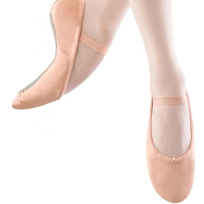 D006182 ballet shoes for women in ballet training made by leather and suede
