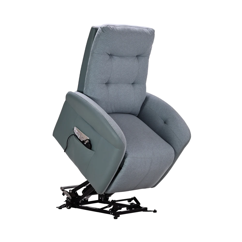 Tecforcare electric recliner chair living room furniture single recliner massage lift chair leather sofa for elderly
