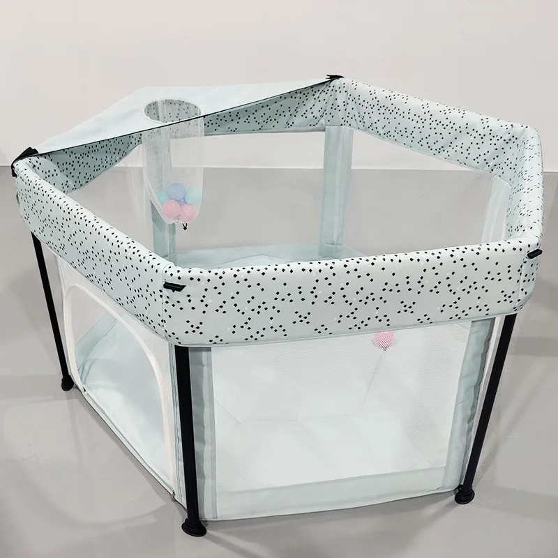 2024 Hot Sale Mesh Hexagonal Fence Family Playground Baby Crawl House Play Fence Kindergarten Kids
