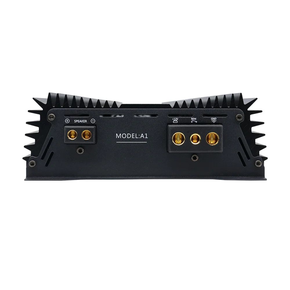 Factory Price Class D 1Channel 800W rms Car Power Amplifier For Car Audio System A1