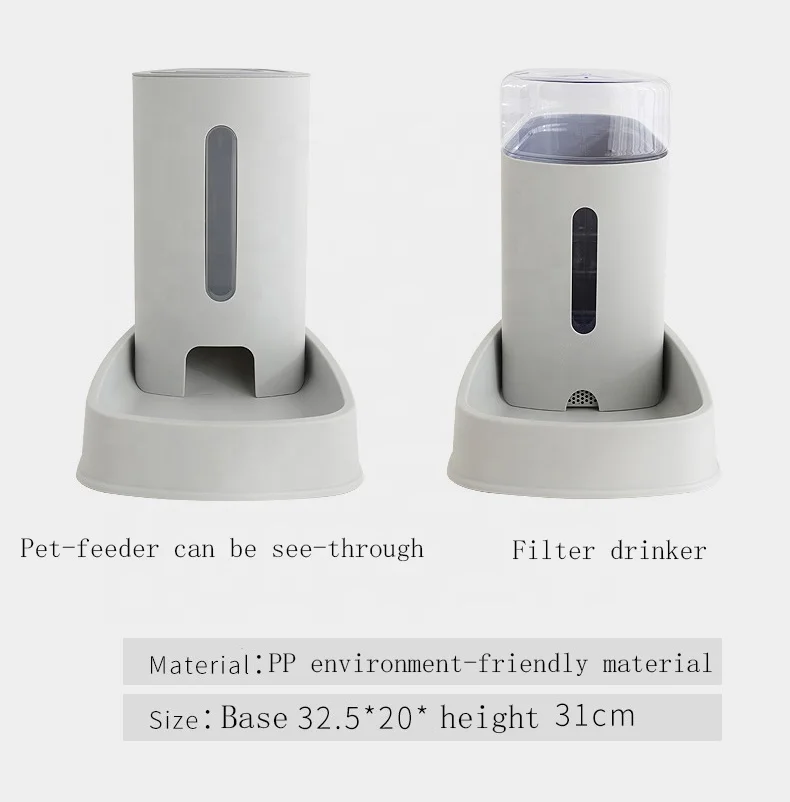  HMS animal feeders Indoor Cheap Design Automatic pet feeder dog 3800ml for