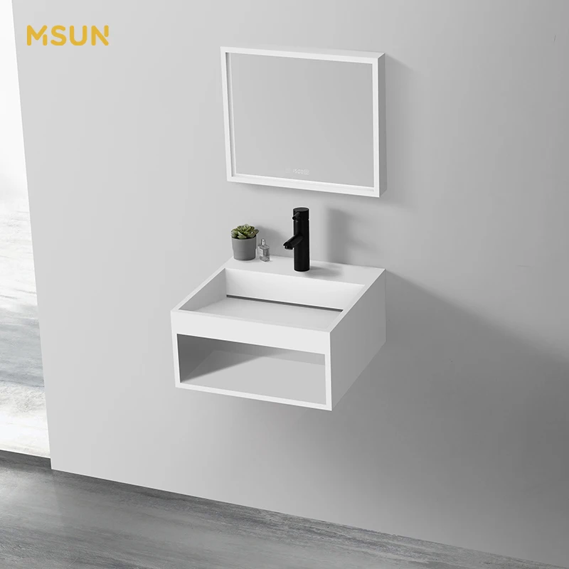 Hot selling acrylic solid surface foot washer new design bathroom washing basin