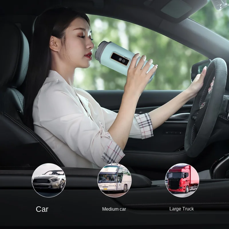 Новый дизайн 2022, умные кружки из нержавеющей стали 304, термос с регулировкой 45/60/80/100 градусов по Цельсию, кружка, чашка для автомобиля