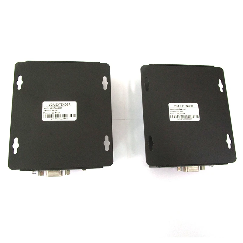 
IPVA-200S One Transmitter To Many Receivers Support Audio Video Extensor 200m 1080P RJ45 Cat5e VGA Extender Over IP 