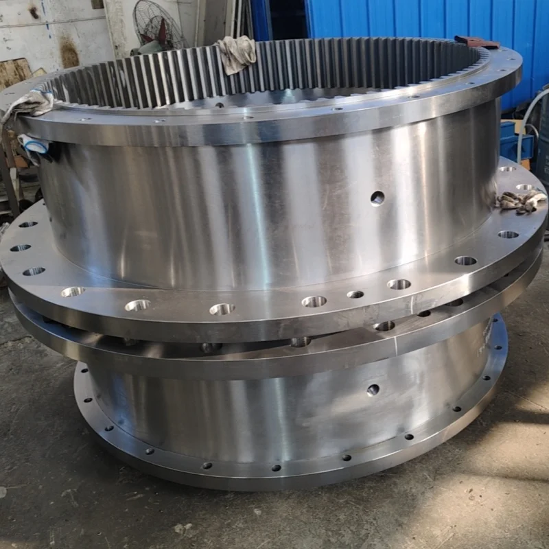 Manufacturer customized large diameter rigid coupling high quality forged steel large heavy coupling