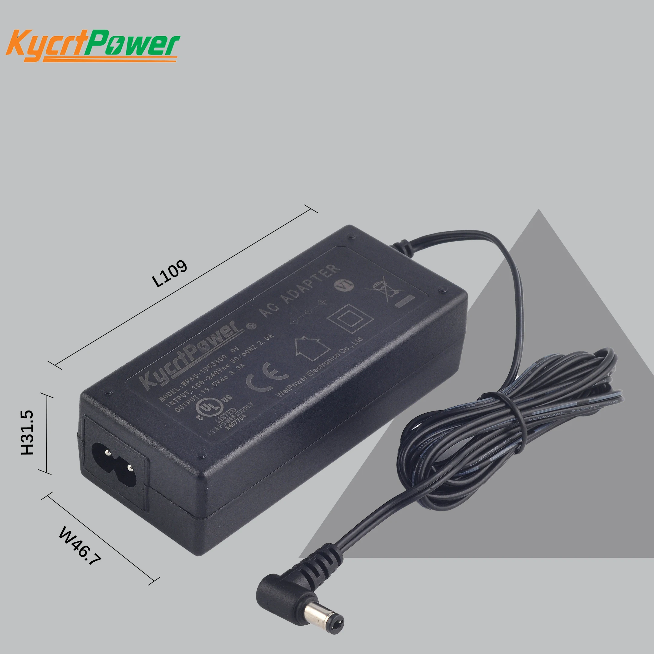 
Ac plug C6 C8 C14 black white adapter AC DC desktop charger adapter 36V1.8A 65W Switching Power Adaptor desktop power supply 