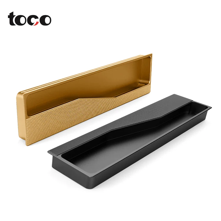 Manufacturer Embedded Concealed Wardrobe Drawer Pull Knobs Furniture Kitchen Cabinet Door Handles