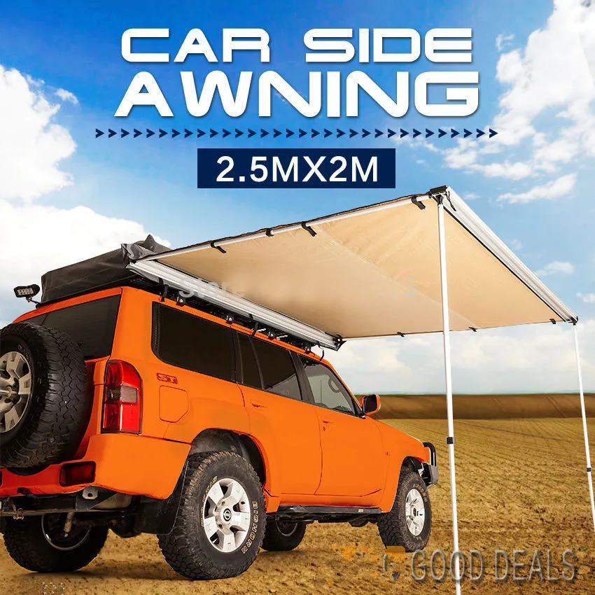 Палатка для кемпинга автомобиля 2x1 5 2x2 м 2 5x2 Toldo 4WD палатка на крышу тент 420D от солнца