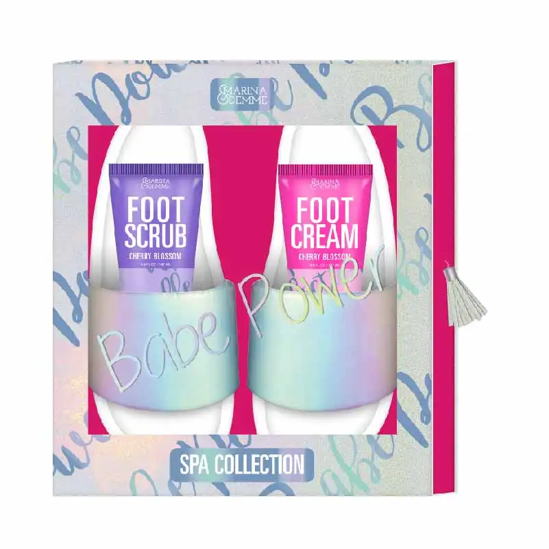 FOOT SPA SET WITH FOOT LOTION & FOOT SCRUB  GIFT SET   OEM /ODM FACTORY SALES GIFT SET