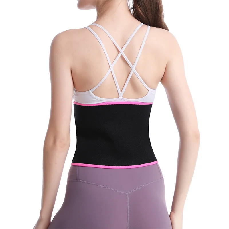 High Quality Sweat Belt Fitness Adjustable Body Slimming Neoprene Waist Trimmer Belt