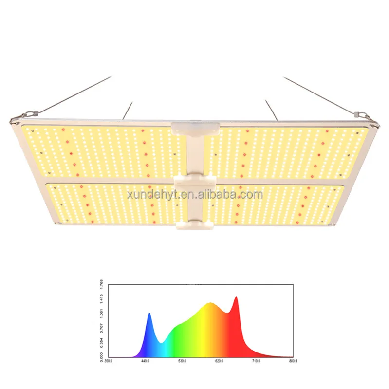 600W LED Grow Light Samsung LM301B Diodes Deeper Penetration Commercial Full Spectrum Growing Lights for Indoor Plants 5x5ft