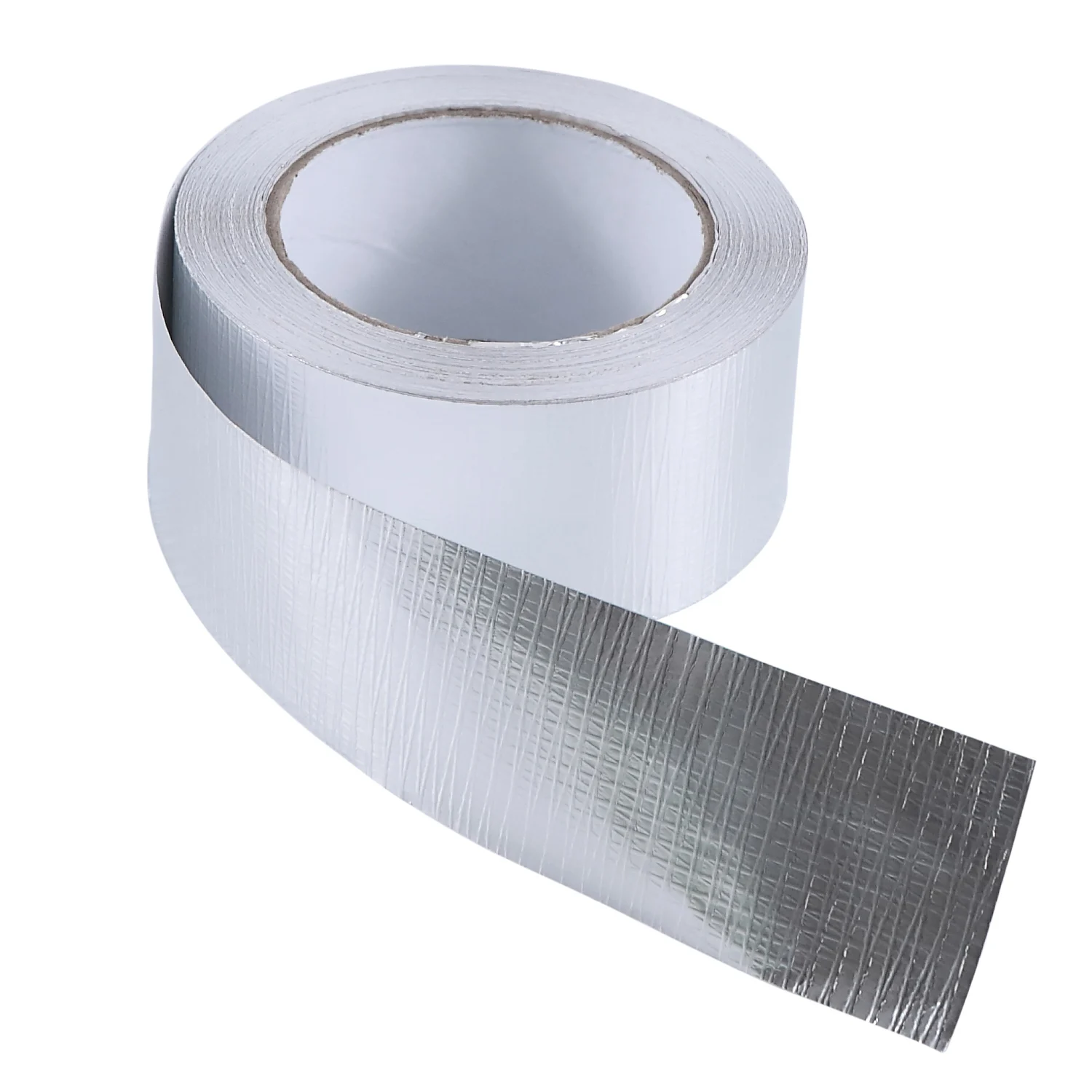 HVAC Alu glue Silver Temperature Resistant Reinforced Aluminum Foil PE mesh Tape