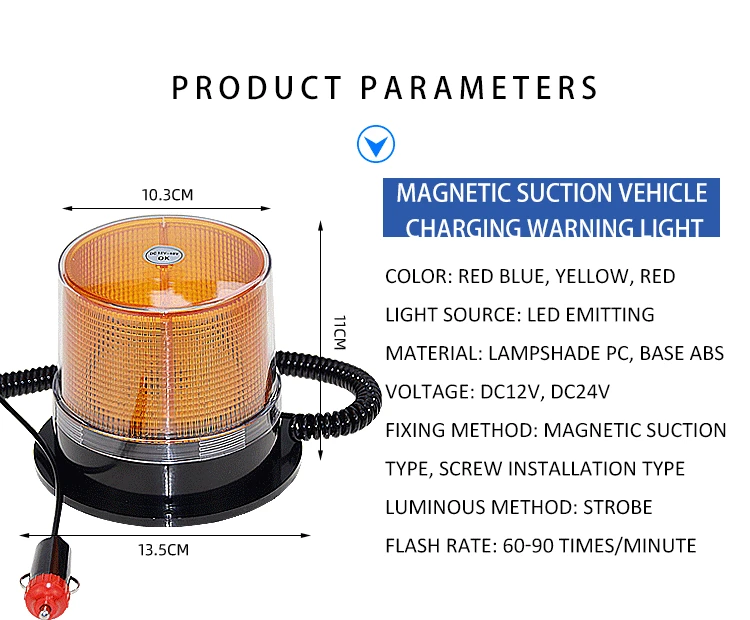 Led Beacon LED traffic warning light Strobe Beacon Flashing Light truck emergency light Traffic Warning Products