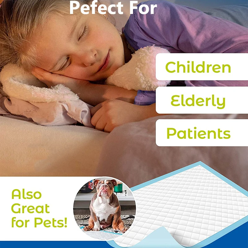 Waterproof 60x90cm hospital medical absorbent nursing bed incontinence premium underpads disposable adult