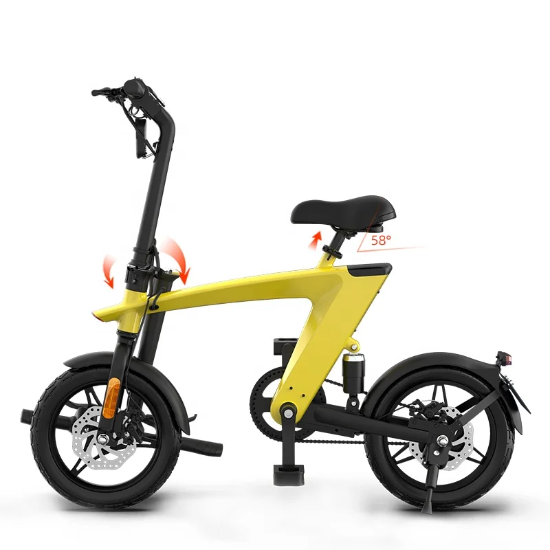 Lightweight Folding Electric Bike City bicycle Can be placed in the trunk e-bike portable e Bike hub motors ebike
