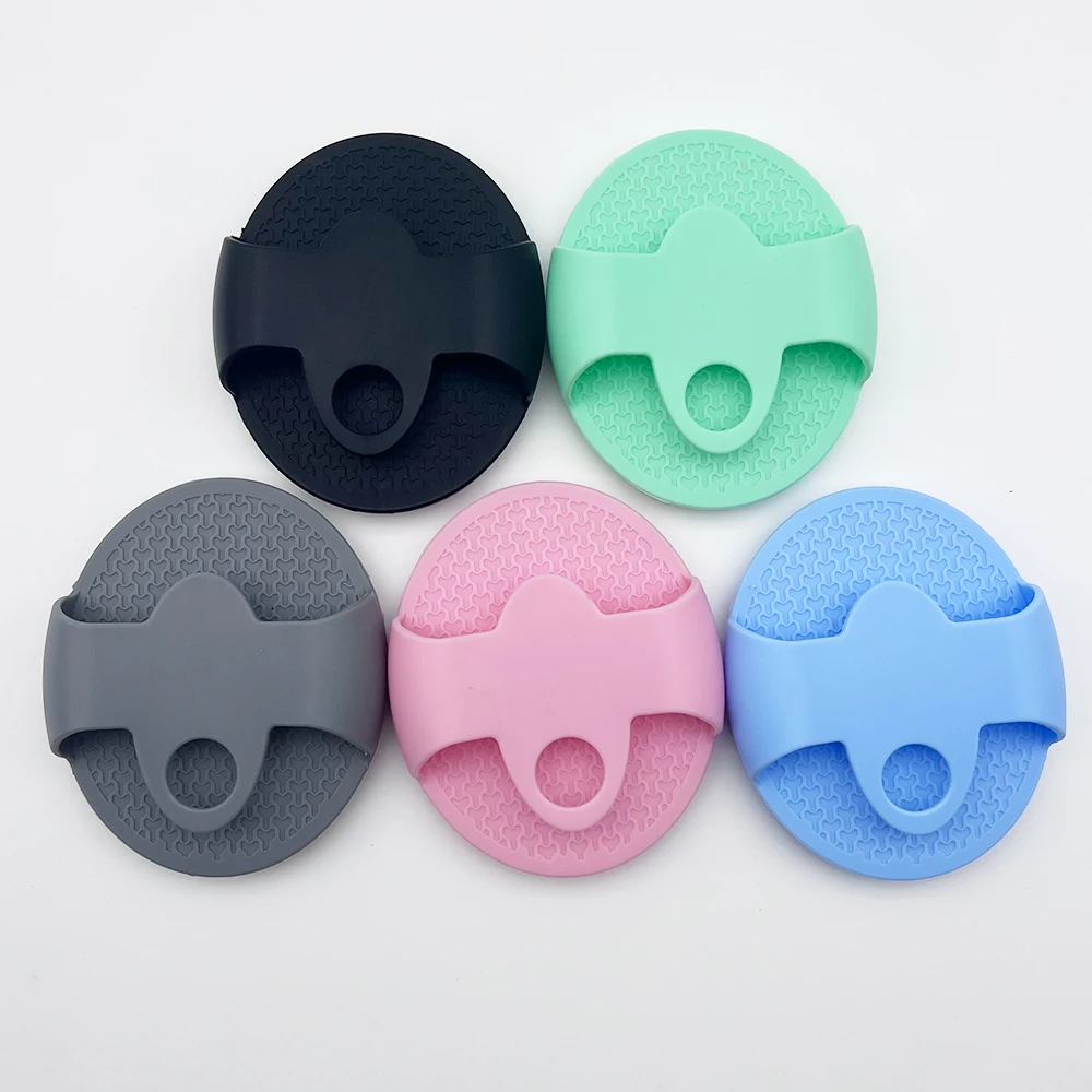 2024 New Hot Sell Massage Bath Brush Back Exfoliating Cleansing Lather Boosting Silicone Body Scrubber