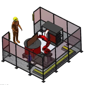 Промышленная сварочная Роботизированная станция mig