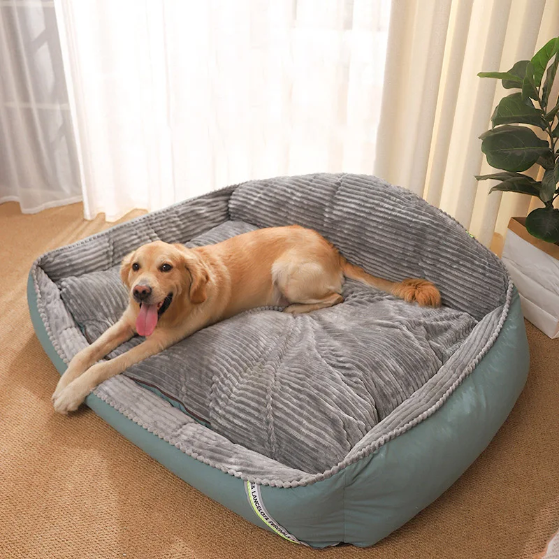 Factory Supply High Quality Plush Dog Bed Fluffy Large Pets Premium Pad Washable Sleeping Mat for Doggies Cave  Luxury
