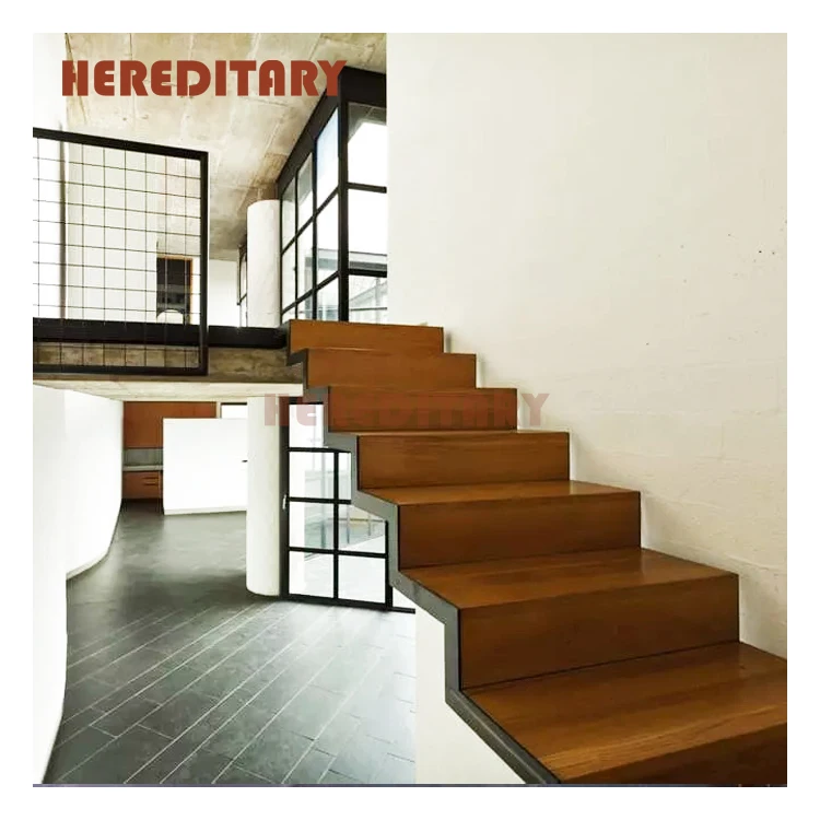 Экономия пространства z-образная деревянная педаль современная лестница сборные квартиры здание простые лестницы