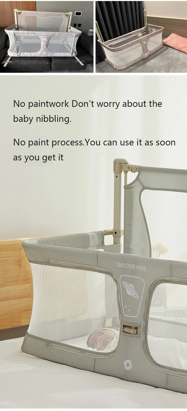 Baby Safety Product Height adjustable bed rail baby guard for toddlers bed guard rails kids bed barriers