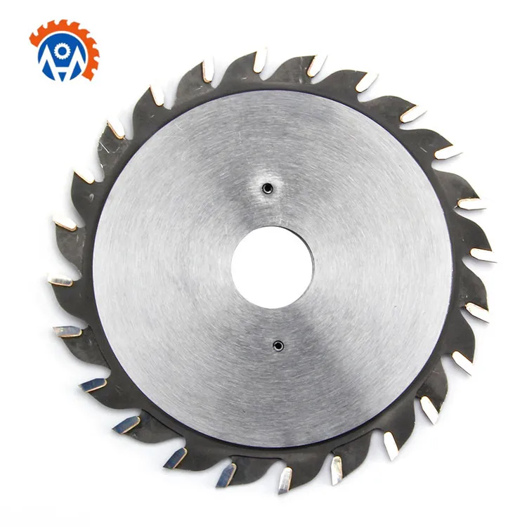 Circular 120x12+12t Double Scoring Saw Blade For Cutting Density Fiberboard
