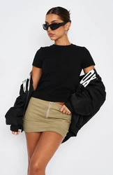 Summer plain cotton t-shirt for women custom short sleeve fashion t shirt women