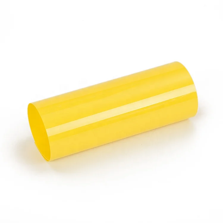 
Yellow Color PVC Rigid Films Sheets Roll Vacuum Forming Sheet Folding Box 