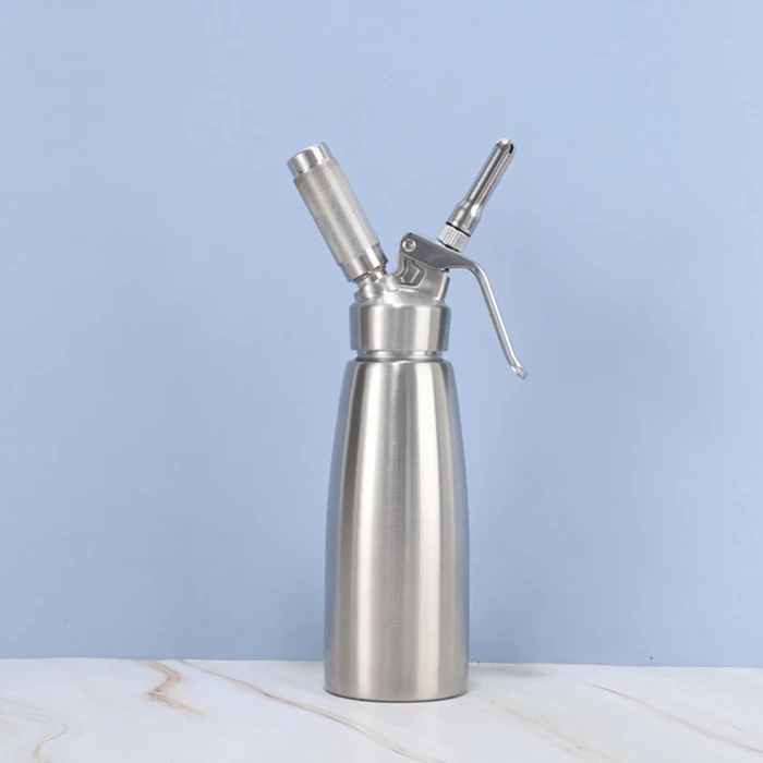 Highly Durable Whipped Cream Dispenser Professional Grade Aluminum Canister Cream Maker Whipper with Nozzles