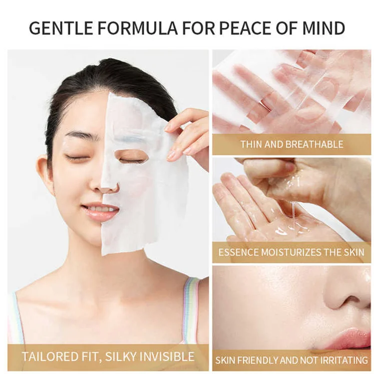 Oem Custom Anti-Aging Face Care Mask Korean Organic Moisturizer Whitening Skin Care Collagen Facial Masks