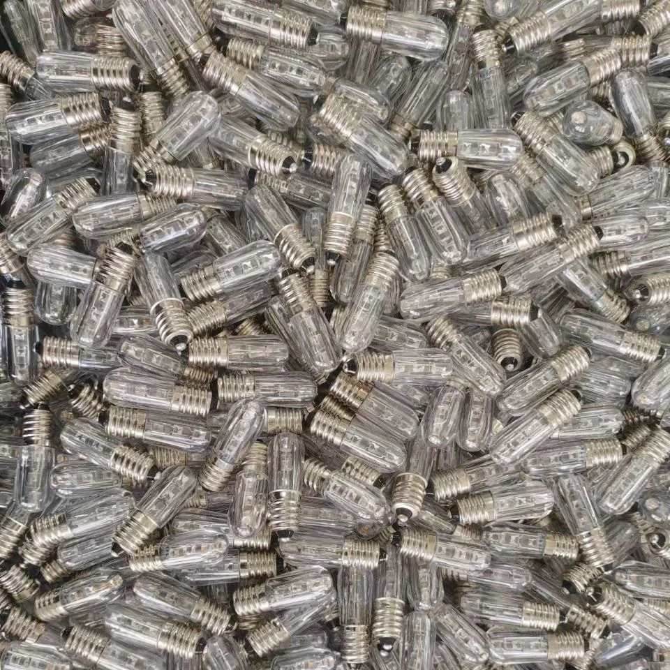 E14 LED Papaya Bulbs 12V 24V Holiday Decorative Lighting Lamp E14 3LED Window Display Bulb