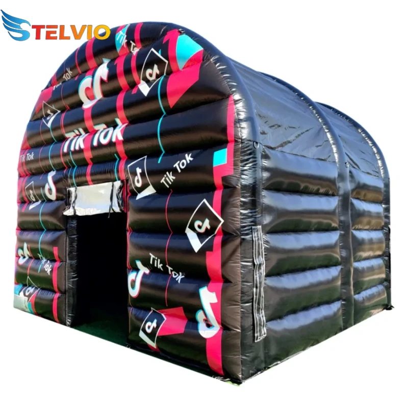 Party Tent Tiktok Night Club High Quality PVC Inflatable Nightclub 20 ft Inflatable Disco Bar Tent With Air Blower