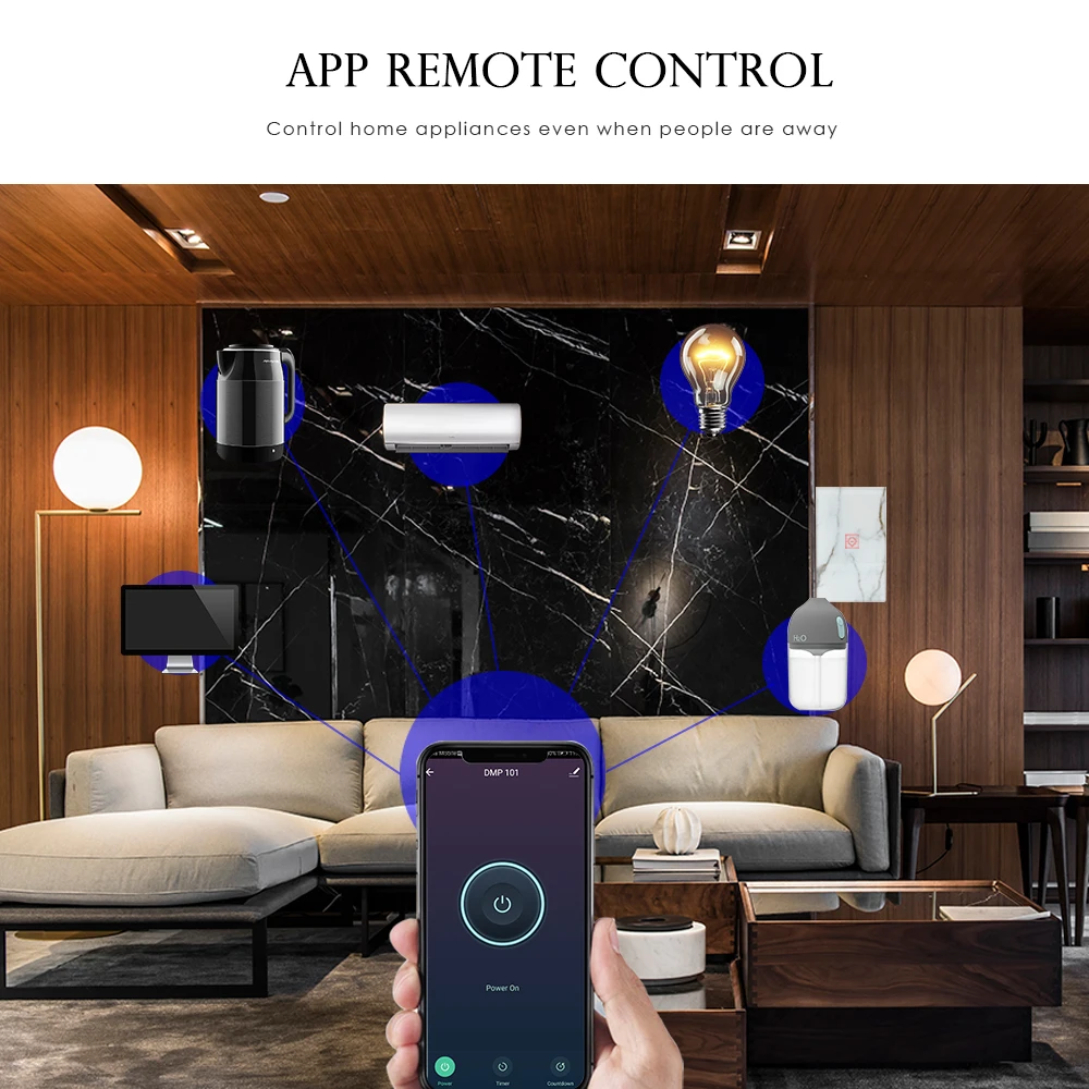 China Manufacturer Wireless Tuya Application Wi Fi Smart Switch