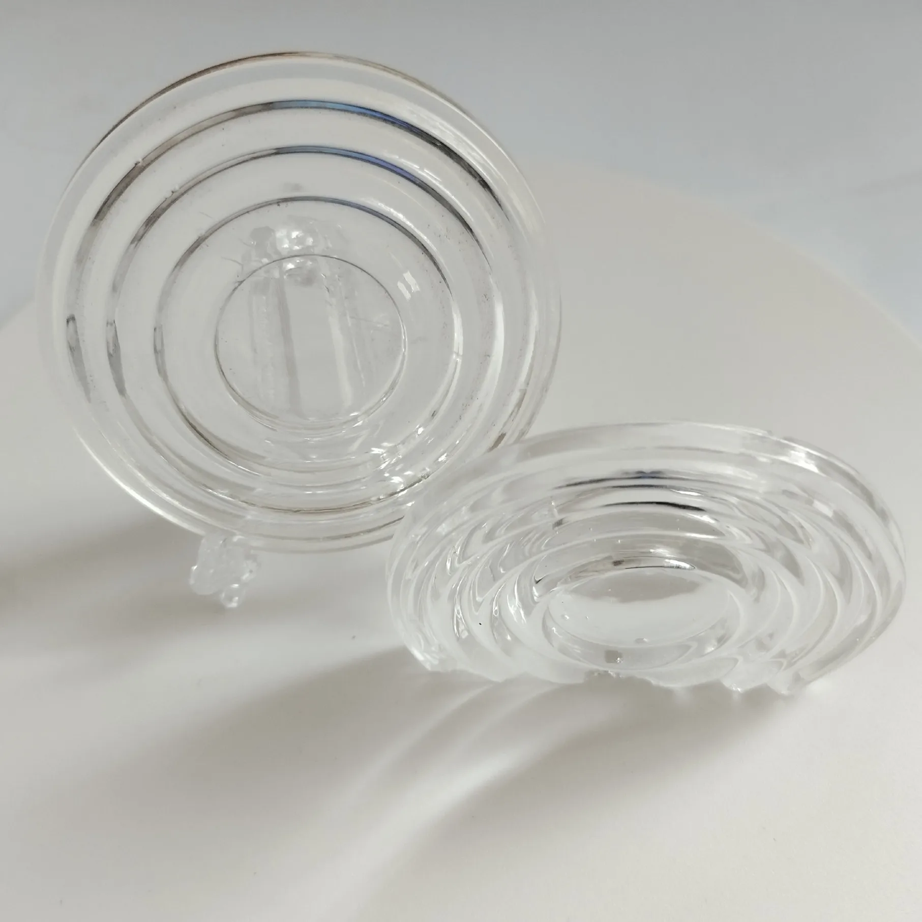 Airfield runway taxiway lighting molded pressed tempered glass fresnel lens diameter 64mm