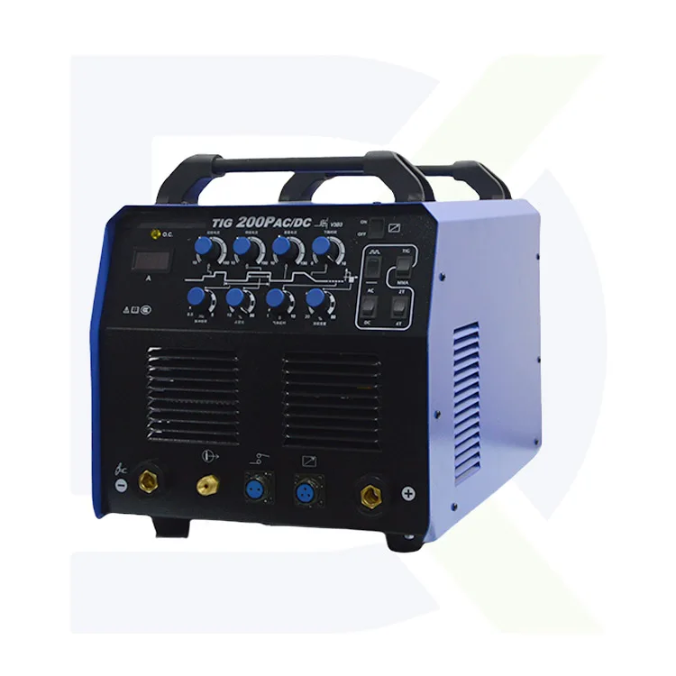 TIG 250PAC/DC 110V/220V High Power Welder MIG/MMA/TIG/Arc Igbt Inverter Electric Pulse Welding Machine For Weld
