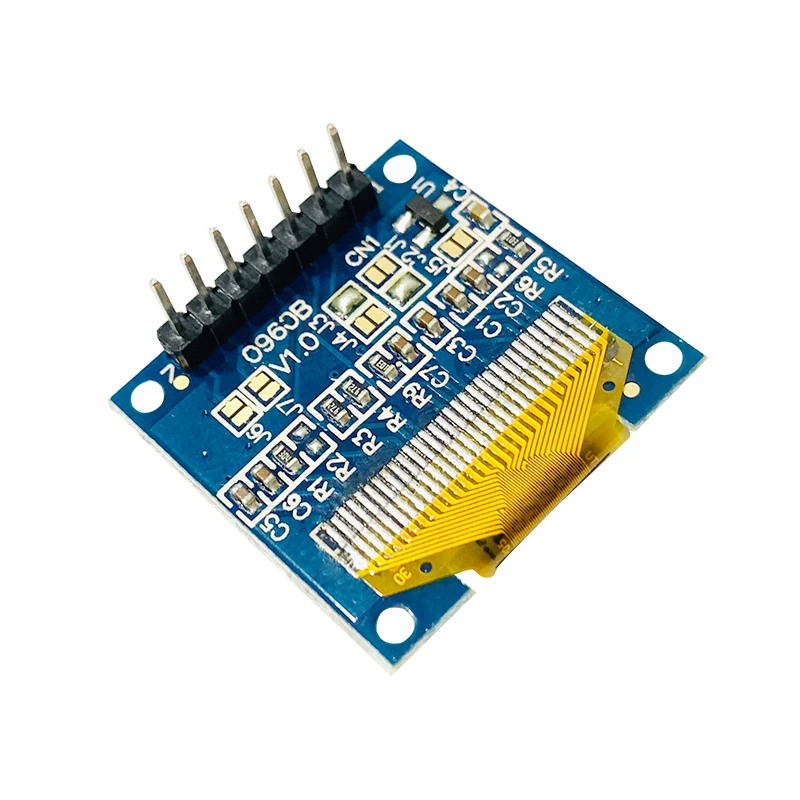 0.96 inch OLED 12864 dot matrix compatible SSD1306 drive 7 pin SPI I2C white blue yellow blue color module display 3.3V