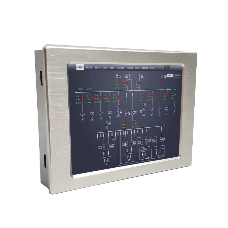 High Grade Factory Price New 8 Inch Small Size Resistive Touch Display Outdoor Display Monitor