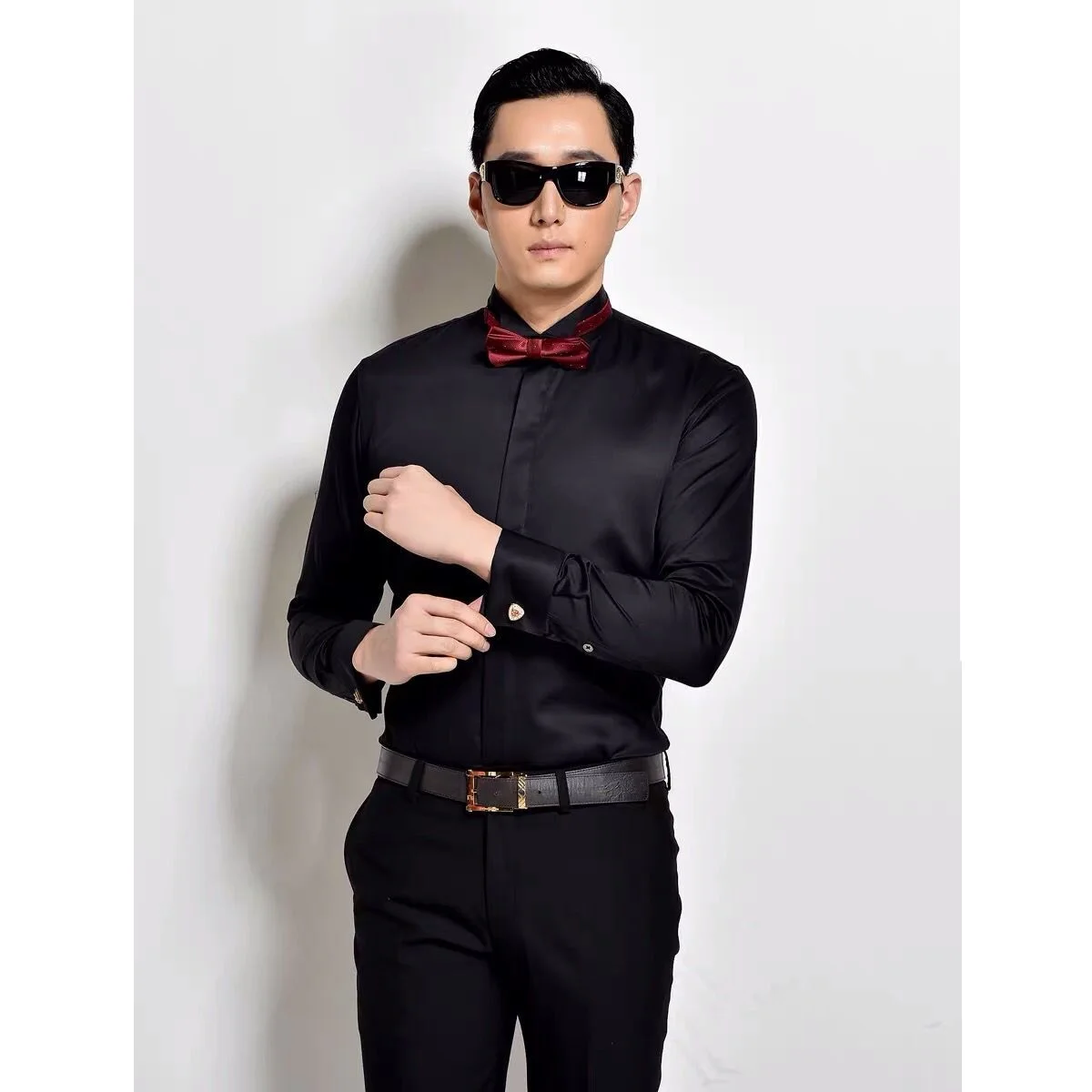 Italian Mens Fashion Designer Shirts Custom Brand Man Shirt