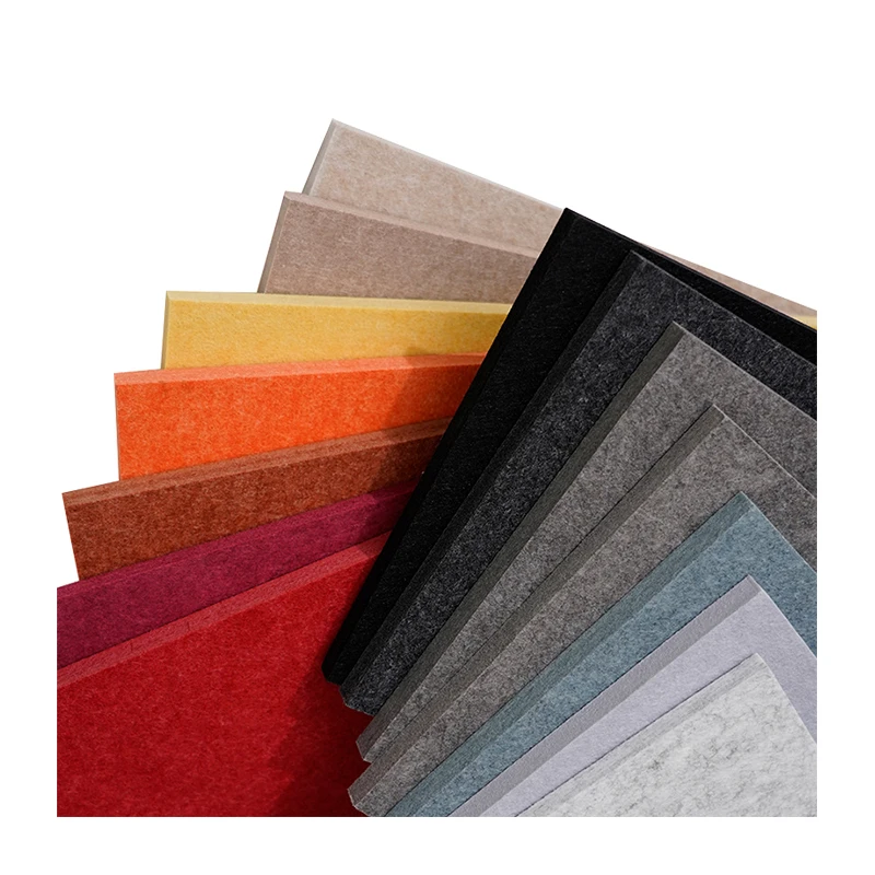 9mm Cost-effective Acoustic Panel Polyester Fiber Acoustic Panel Soundproof Decorative Acoustic Wall Panel