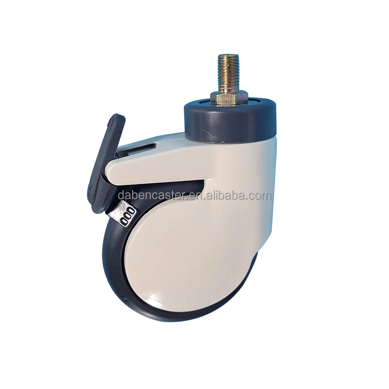 5 Inch hospital bed wheels 125 mm Aluminum Medical bed Caster With Brake