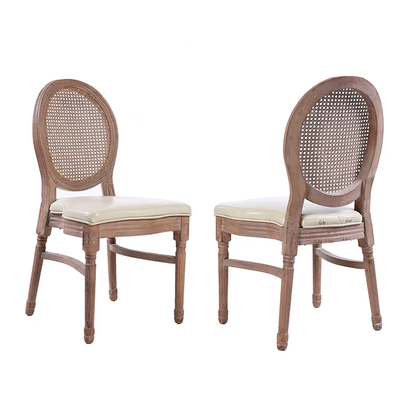 Vintage Wooden XVI chair hotel Furniture Dining chairs