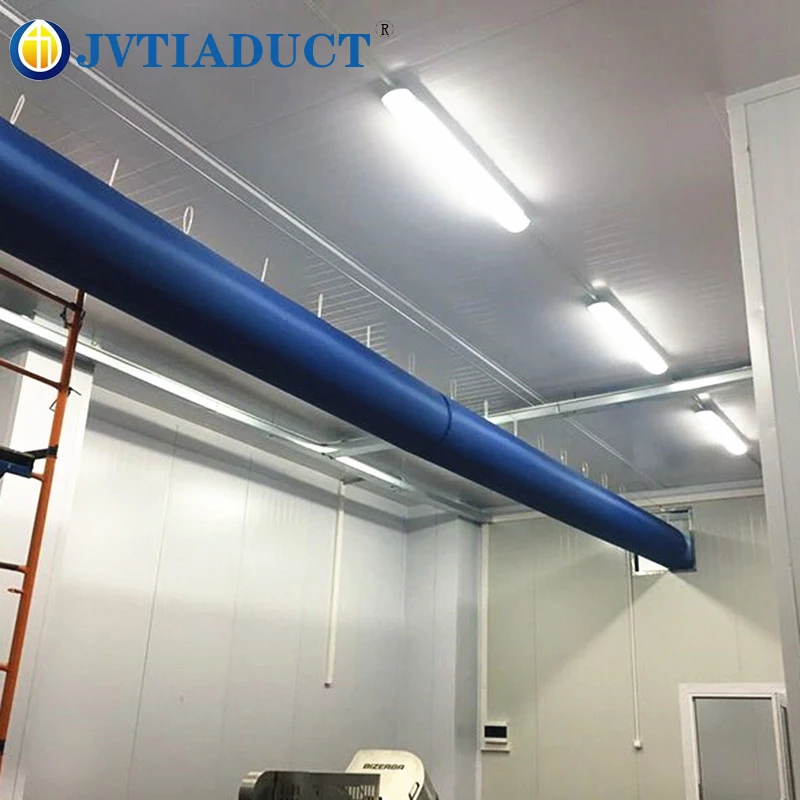 Easily Installed Efficient Air Flow Even Air Distribution HVAC  Air Duct Fabric For Ventilation